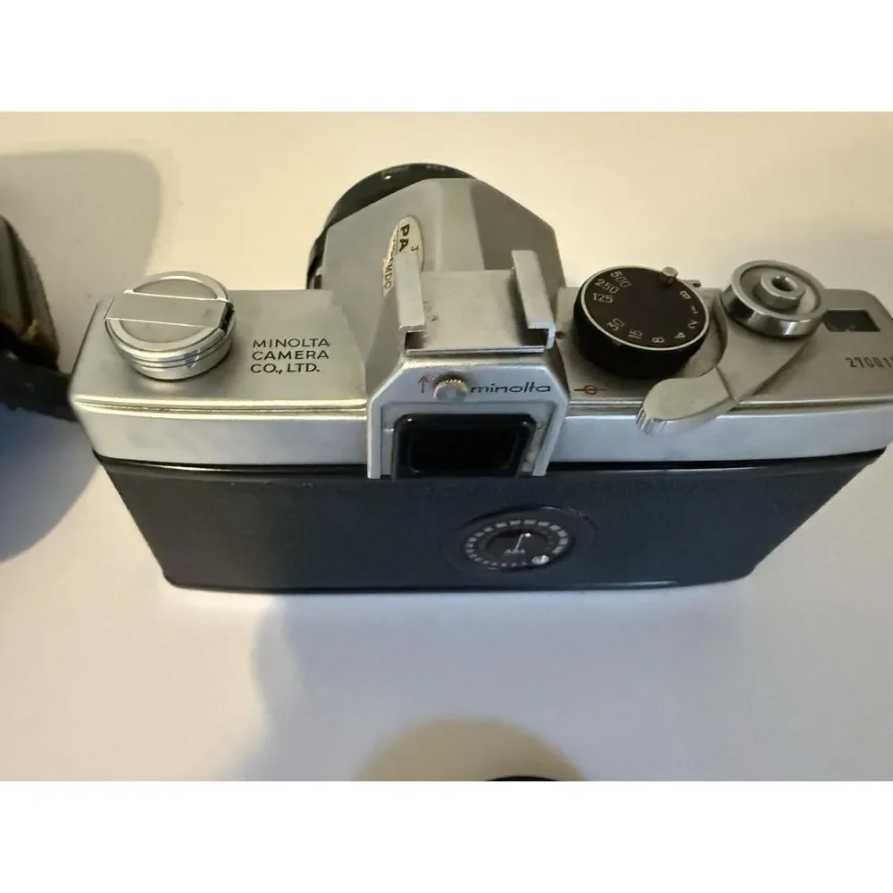 Minolta SR-1 35mm W/Rokkor-PF Auto 50mm Lens And Case